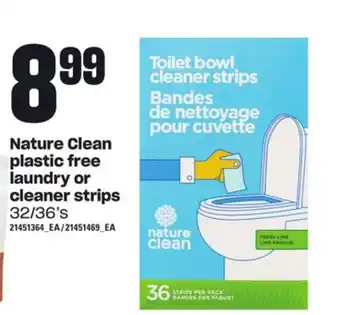 Loblaws Nature clean plastic free laundry or cleaner strips, 32/36's offer