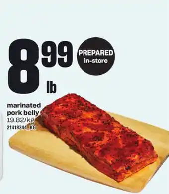 Loblaws Marinated pork belly offer