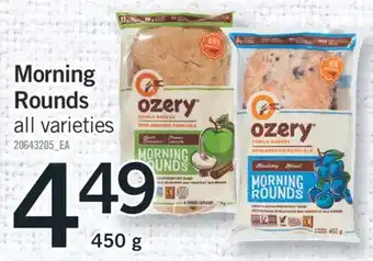 Fortinos Morning rounds 450 g offer