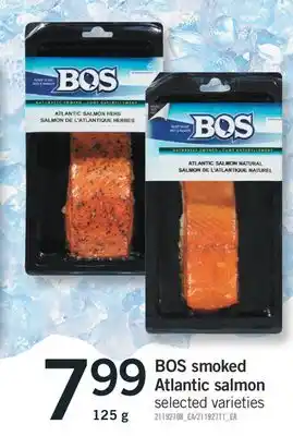 Fortinos Bos smoked atlantic salmon, 125 g offer