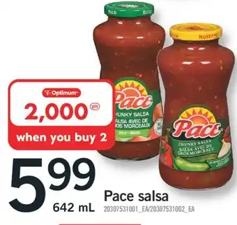 Fortinos Pace salsa 642 ml offer