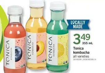 Fortinos Tonica kombucha offer