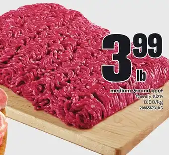 Independent Grocer Medium ground beef offer