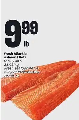 Independent Grocer Fresh atlantic salmon fillets offer