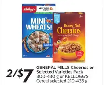 Sobeys General mills cheerios or selected varieties pack offer
