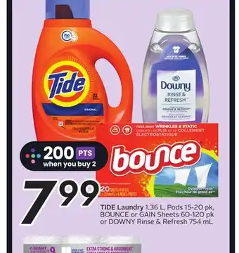 Sobeys Tide laundry offer