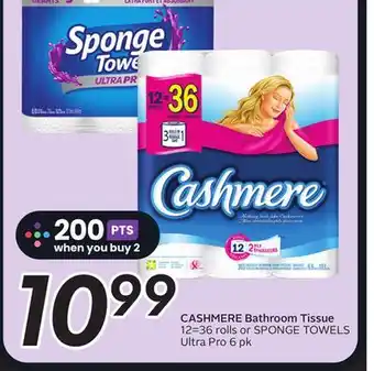 Sobeys Cashmere bathroom tissue offer