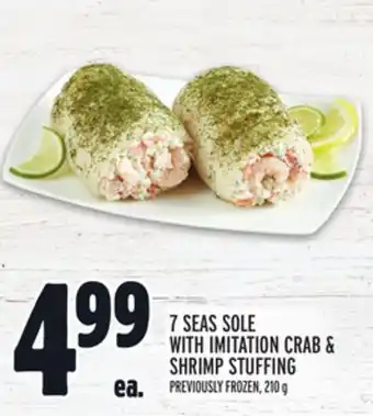 Metro 7 seas sole with imitation crab & shrimp stuffing offer