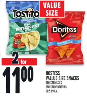 Metro Hostess vallue size snacks offer