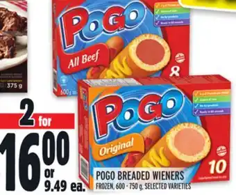 Metro Pogo breaded wieners offer