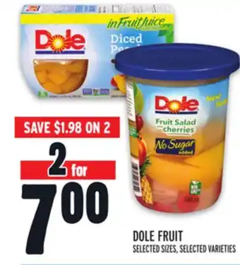 Metro Dole fruit offer