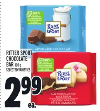 Metro Ritter sport chocolate bar offer