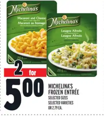 Metro Michelina's frozen entrée offer