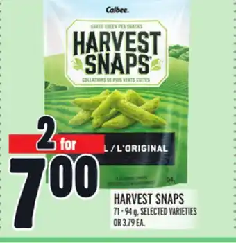 Metro Harvest snaps offer