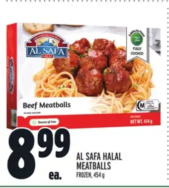 Metro Al safa halal meatballs offer