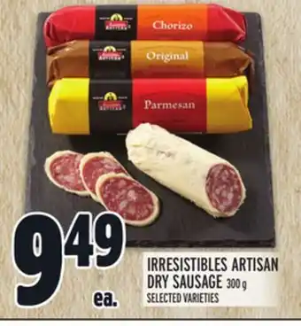 Metro Irresistibles artisan dry sausage offer
