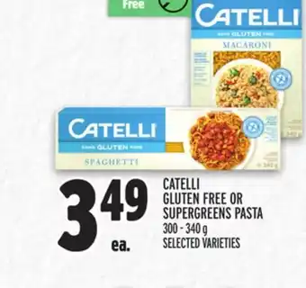 Metro Catelli gluten free or supergreens pasta offer