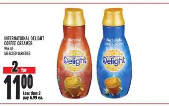 Metro International delight coffee creamer offer