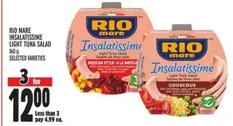 Metro Rio mare insalatissime light tuna salad offer