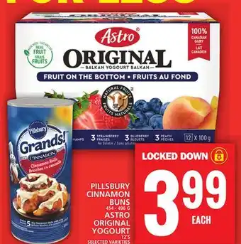 Food Basics Pillsbury cinnamon buns ou astro original yogourt offer