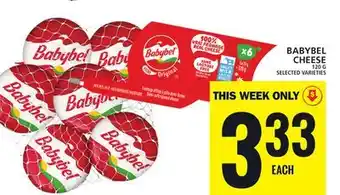 Food Basics Babybel cheese offer
