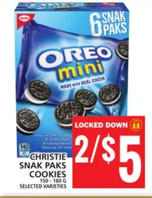 Food Basics Christie snak paks cookies offer