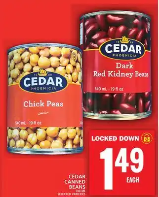 Food Basics Cedar canned beans offer