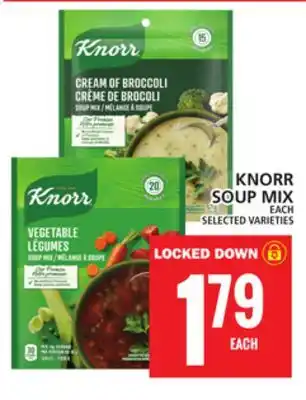Food Basics Knorr soup mix each offer