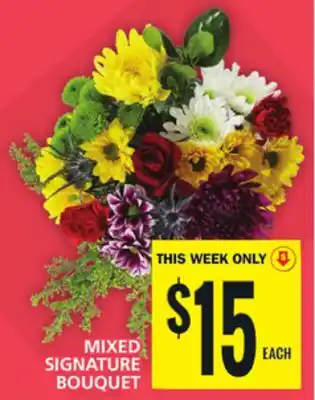 Food Basics Mixed signature bouquet offer
