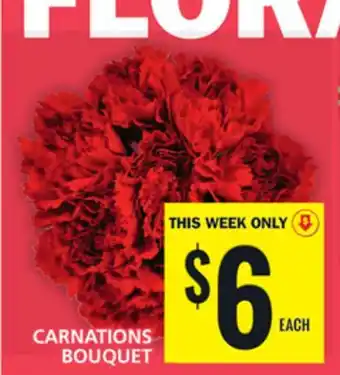 Food Basics Carnations bouquet offer