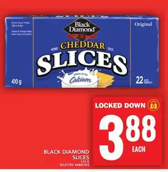 Food Basics Black diamond slices offer