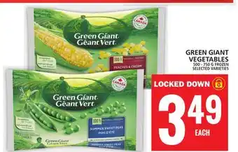 Food Basics Green giant vegetables offer