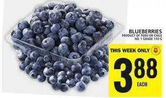 Food Basics Blueberries offer