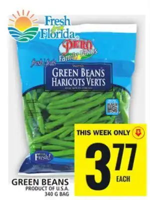 Food Basics Green beans offer