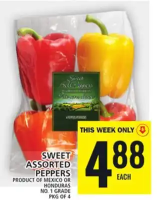 Food Basics Sweet assorted peppers offer