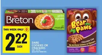 Food Basics Dare cookies or crackers offer