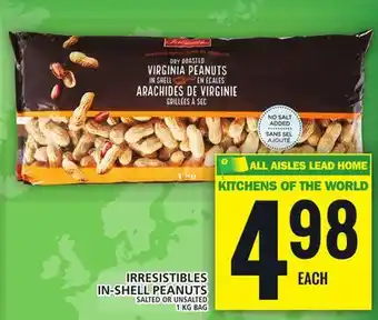 Food Basics Irresistibles in-shell peanuts offer
