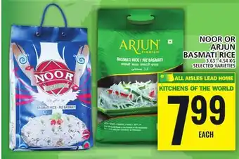 Food Basics Noor or arjun basmati rice offer