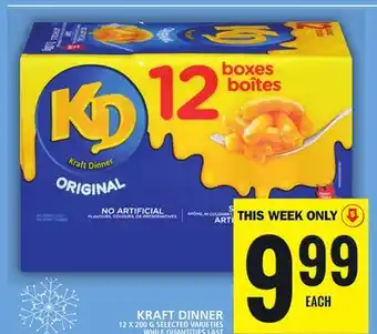 Food Basics Kraft dinner offer