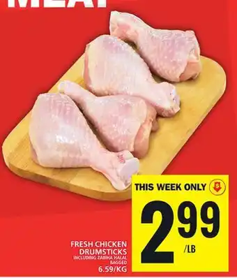 Food Basics Fresh chicken drumsticks offer