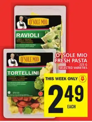 Food Basics O' sole mio fresh pasta offer