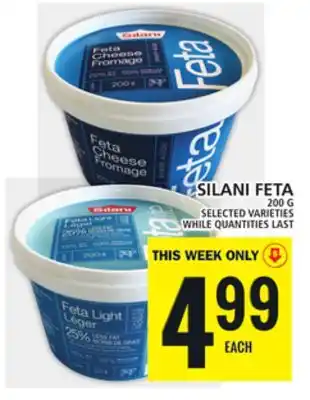 Food Basics Silani feta offer