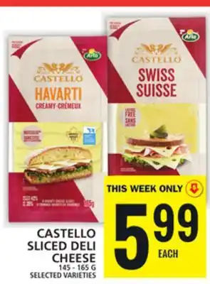 Food Basics Castello sliced deli cheese offer