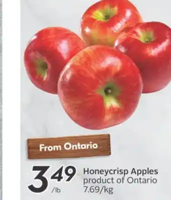 Sobeys Honeycrisp apples offer