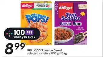 Sobeys Jumbo cereal offer