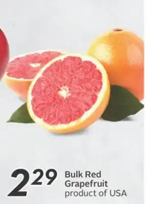 Sobeys Bulk red grapefruit offer