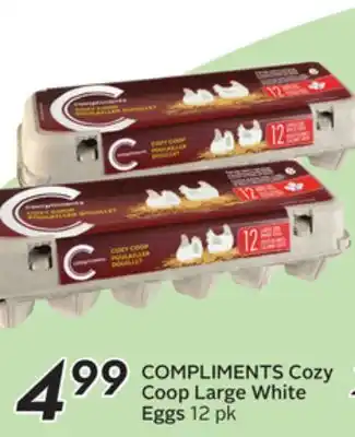 Sobeys Compliments cozy coop large white eggs offer