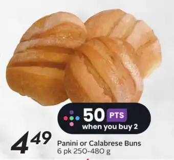 Sobeys Panini or calabrese buns offer