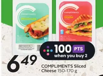 Sobeys Compliments sliced cheese offer