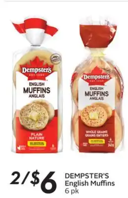 Sobeys English muffins offer